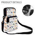 thumbnail image 5 of FUIALDOLG Cross Body Bag with Horse Floral Pattern, Lightweight Leakproof Small Messenger Bag for Travel and Daily Shopping, 5 of 7