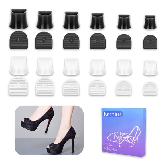 Taloneras protectoras para el talón Keroius, 12 pares, 6 tallas