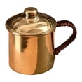 thumbnail image 3 of Taza de cobre puro hecha a mano, taza de café de cobre, artículos para beber, fácil de llevar, regalos de cumpleaños, taza de té espesa para agua fría B, 3 of 8