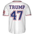 thumbnail image 3 of Custom Trump Jersey for Men Trump 2024 American Flag T-Shirt Trump 47 Adult Baseball Jersey Funny Pro Trump 2024 Patriotic (2XL), 3 of 7