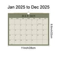 Txmfgh 2025 Wall Calendar with International Holidays, EasytoRead 12Month English Calendar