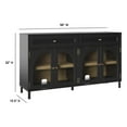 thumbnail image 6 of Twin Star Home Modern Sideboard with Glass Cabinet Doors, 6 of 8