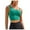 Green, variant on Women ’s Sports Bra with Fixed Cups and Adjustable Straps Yoga Fitness Top for Comfort and Support High Neck Top 90s Crop Top 510 Camisole Women Stretch Womens Swim Tops Padded Shirt Back