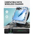 thumbnail image 5 of i-Blason Cosmo for Samsung Galaxy Z Flip 6 / Flip 5 Case [Built-in Front Screen Protector] [Hinge Protection] [Support Wireless Charging] Slim Clear Protective Phone Case Cover for Galaxy Z Flip 6/5, 5 of 6