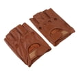 thumbnail image 1 of Punk Elegante Cuero de Ahueca Hacia Fuera Los Guantes Del Ciclo de Conducción Sin Dedos de s Mujeres de Los Hombres Sin Forro Corto XXL Soledad Guantes cortos sin dedos, 1 of 9