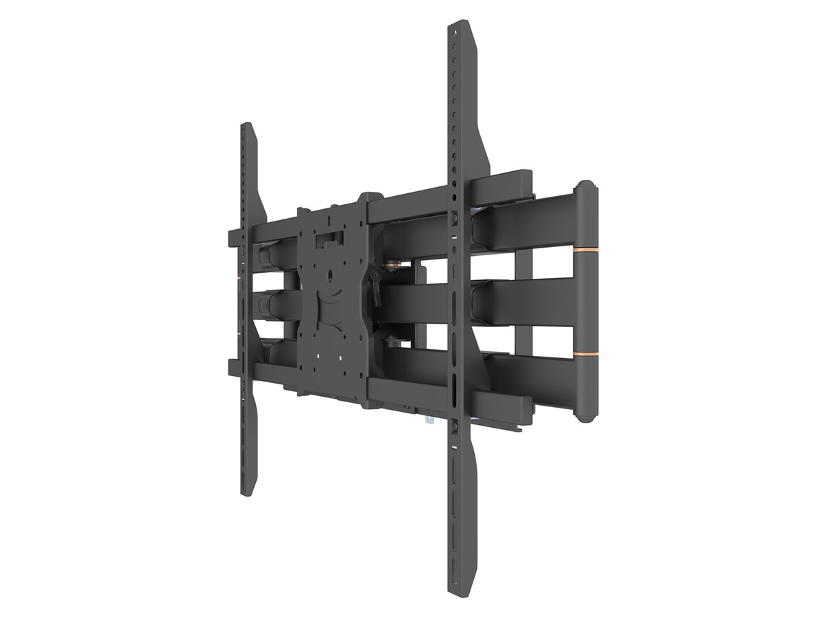 Monoprice Commercial Full Motion TV Wall Mount Bracket Extra Large and Extra Long Extension Range to 38.6" For 60