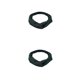 thumbnail image 3 of Qarigey Diademas para mujer, diademas cruzadas de punto para correr, bandanas, bandas para el cabello, Color sólido, accesorios envolventes para mujer, Verde oscuro 2piezas Qarigey CBP491641, 3 of 6