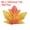 Light Green Red Yellow, variant on Uxcell Fake Fall Leaves, 100 Pack Artificial Maple Leaves Artificial Leaves Faux Style 7, Red Bright Yellow