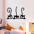 thumbnail image 1 of Removable Switch Sticker, 3 Pcs Cute Cartoon Black Cats Wall Sticker, Light Swit, 1 of 5