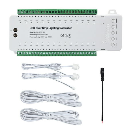 

Stair Light Bar Controller LED Motion Sensor Stair Light Controller Automatic Step System Controller for Stairway Light by TWSOUL