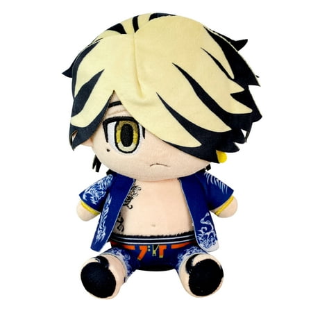 Tokyo Revengers - Hanemiya Kazutora Sitting Pose Plush 7"H