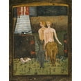 thumbnail image 2 of Hugo Simberg 15x18 Black Ornate Wood Framed Double Matted Museum Art Print Titled - Adam and Eve (1895), 2 of 5