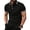 Black, variant on Short Sleeve Lapel Collar 3 Buttons Button Down Henley Polo Shirts for Men Breathable Solid Colors Casual Tops for Summer Golf Daily Wear Light Brown L