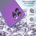 thumbnail image 2 of for iPhone 14 Pro Case, New Designed Slim Phone Case,[10 FT Military Grade Drop Protection], with Lens Protector,Gradient,Purple+black7-IP14p-04, 2 of 13