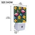 thumbnail image 4 of Yayeee LED Night Light for The Home Plug in With Light Sensors 2 Pack, Flamingo Floral Pattern, 4 of 6