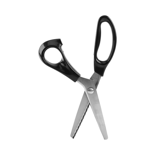 Greensen Ciseaux Cisailles à Rôtir Décoratifs en Tissu Bord Rond/triangle 3 5 7mm,3 5 7mm,Cisailles à Rôtir