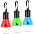 thumbnail image 1 of Lámpara de camping, 3 linternas LED a pilas, portátil, para tienda de campaña, resistente al agua, luz de emergencia para camping [Clase energética A+++], 1 of 5