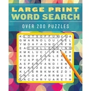 EDITORS OF PORTABLE PRESS Large Print Puzzle Books: Large Print Word Search (Paperback)