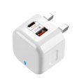thumbnail image 7 of Charger Block for Galaxy S25 Plus S25 Ultra S24 Ultra FE A16 5G A15 A35, 2Pack 20W Euro USB A & USB C Fast Charging EU Wall Charger Phone Europe Travel Plug Adapter for Phone 16 15(UK) on Clearance, 7 of 7