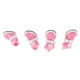 thumbnail image 4 of Zapatos de malla para perros, antideslizantes, transpirables, ligeros, a la moda, botas de verano para cachorros, para bichón osito de peluche, color rosa, 4 of 14