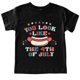 thumbnail image 1 of Gibobby Blusas Elegantes Camiseta para niños y adolescentes, Camiseta con estampado de animados de perros calientes humorísticos del Día de la Independencia de 3 a 13 （Negro， 11-12 Años), 1 of 4