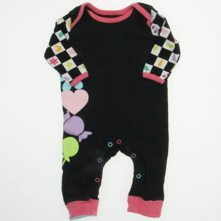 

Pre-owned Little Miss Matched Girls Black | Multi Long Sleeve Outfit size: 0-3 Months