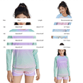 thumbnail image 3 of Coerni Teen Girls Swimsuit 2-Piece Swimwear with Shorts Wide Leg Athletic Bathing Suit Beach Workout Tops Set Kids Sport Swimsuit, 3 of 4