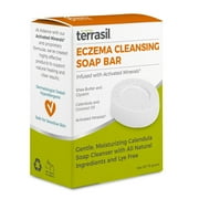 Terrasil Eczema Natural Soap Bar, With Calendula & Natural Ingredients, Body Soap for Adults and Kids, 75gm Bar