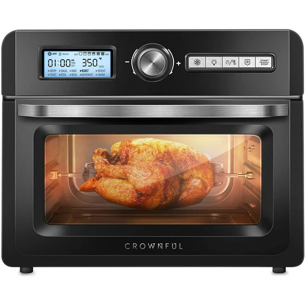 Size order Crownful 19 Quart 18l Air Fryer Toaster Oven 