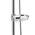 thumbnail image 3 of Kauai III 8-in Rain Showerhead Shower System with Slide Bar and Integrated Soap Dish Chrome 1.8 GPM, 3 of 7