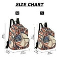 thumbnail image 2 of FORMRS Mini Backpack Purse for Women Travel Daypack Casual Shoulder Bag, Baseball Pattern, 2 of 7