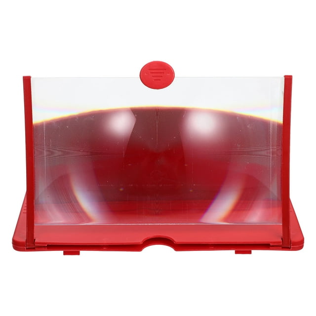 OUNONA Screen Amplifier for Cell Phone Cellphone Screen Magnifier Red 1Pcs for Movies Watching