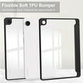thumbnail image 6 of Dteck Hybrid Slim Case for Samsung Galaxy Tab A9+ Plus 11 Inch 2023 Model (SM-X210/X215/X216), Shockproof Cover with Clear Transparent Back Shell, Auto Wake/Sleep with Pen Holder Cover, Black, 6 of 8
