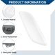 thumbnail image 4 of Tapa de boquilla de lavaparabrisas del lado izquierdo delantero de Unique Bargains para Honda Civic FB2 FB3 2012-2013, cubierta de recorte del parachoques, plástico fuerte y duradero, 1 pieza blanca, 4 of 7