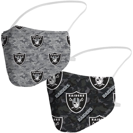 Las Vegas Raiders Fanatics Branded Adult Camo Face Covering 2-Pack