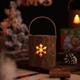 thumbnail image 2 of Christmas Wooden Candle Holder Set, Rustic Candle Cup with Candlestick, Aromatic Holiday Decoration for Table, Mantel & Gift – Ideal for Valentine’s Day, 2 of 5