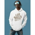thumbnail image 2 of Retro College Los Angeles City Hoodie Men -Image by Shutterstock, Male Small, 2 of 4