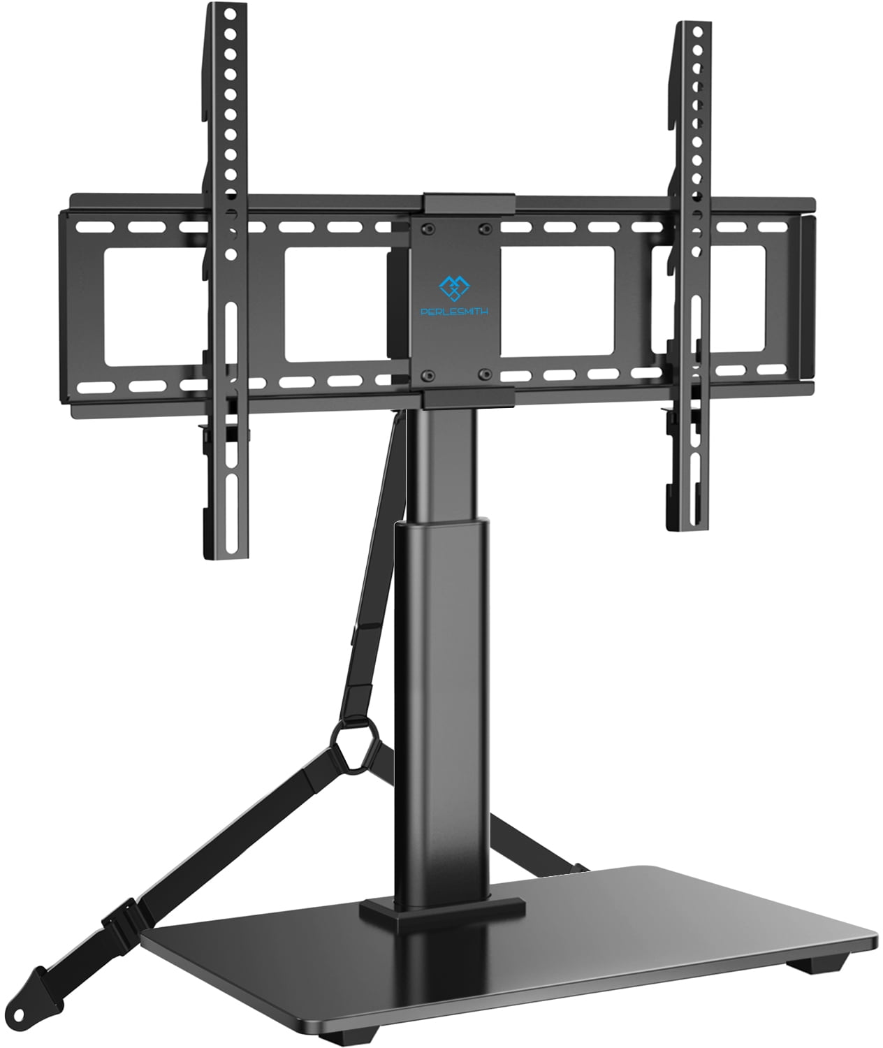 PERLESMITH Swivel TV Stand for 3265 inch TVs, Universal Table Top TV