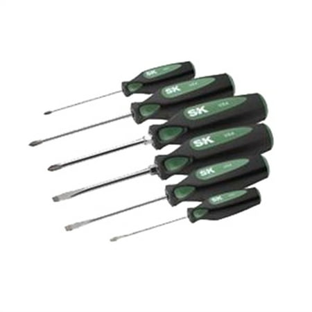 SK Hand Tool 6PC Screwdriver CushionGrip Set 86330