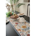 thumbnail image 3 of YGUII Table Runner with Tassels Vintage Luxury Embroidered Floral Table Runners for Dining Living Room Dresser Scarfs, 3 of 5