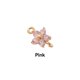 thumbnail image 3 of Guardurnaity Collar con colgante de flor de circón de cristal brillante, colgantes delicados DIY, joyería artesanal, hallazgo para Ropa, zapatos y accesorios Miscelánea Rosa Guardurnaity AP015937-02, 3 of 6