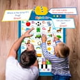 thumbnail image 5 of Toddler Learning Toys Electronic Alphabet Poster, Alphabet ABC&123 Wall Chart for Children, Learning Toys with Music, Various Patterns Educational Toys for 3+Years, Blue, 5 of 9