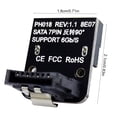 thumbnail image 1 of Adaptador SATA de 7 pines a de 7 pines Convertidor de 6 Gbps (dirección inversa), 1 of 3