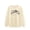 Beige, variant on Women's Sweatshirt Bubble Long Sleeve Sweatshirt Round Neck Texture Loose Long Top Pullover Sweatshirt with Soft Fabric Khaki S