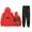 Red, variant on Central Cee 2025 Tour Fall Suit Cosplay Hoodies Jogger Pants Sets Hip Hop Sweatsuit