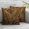 thumbnail image 3 of RUIYC Wild Animal Texture Throw Pillow Cover Cheetah Animal Skin Spotted Dot Block Tiger Leather Pillow Case Square Cushion Decorative for Couch Bed Home, 3 of 5