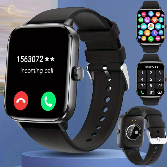Reloj Inteligente Unisex Con Pantalla Grande TFT HD De 4,85 Cm Con Llamada BT, Llamada Inalámbrica Para Teléfonos Android E IOS, Reloj Inteligente Con Monitoreo De Frecuencia Cardíaca Y Presión Arteri