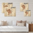 thumbnail image 4 of Designart 'One Line Portrait of Afro American Woman I' Modern Print on Natural Pine Wood, 4 of 5
