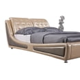 thumbnail image 5 of US Pride Furniture Victoria Leather Platform Bed, Gold, Eastern King, B8047-EK, 5 of 5