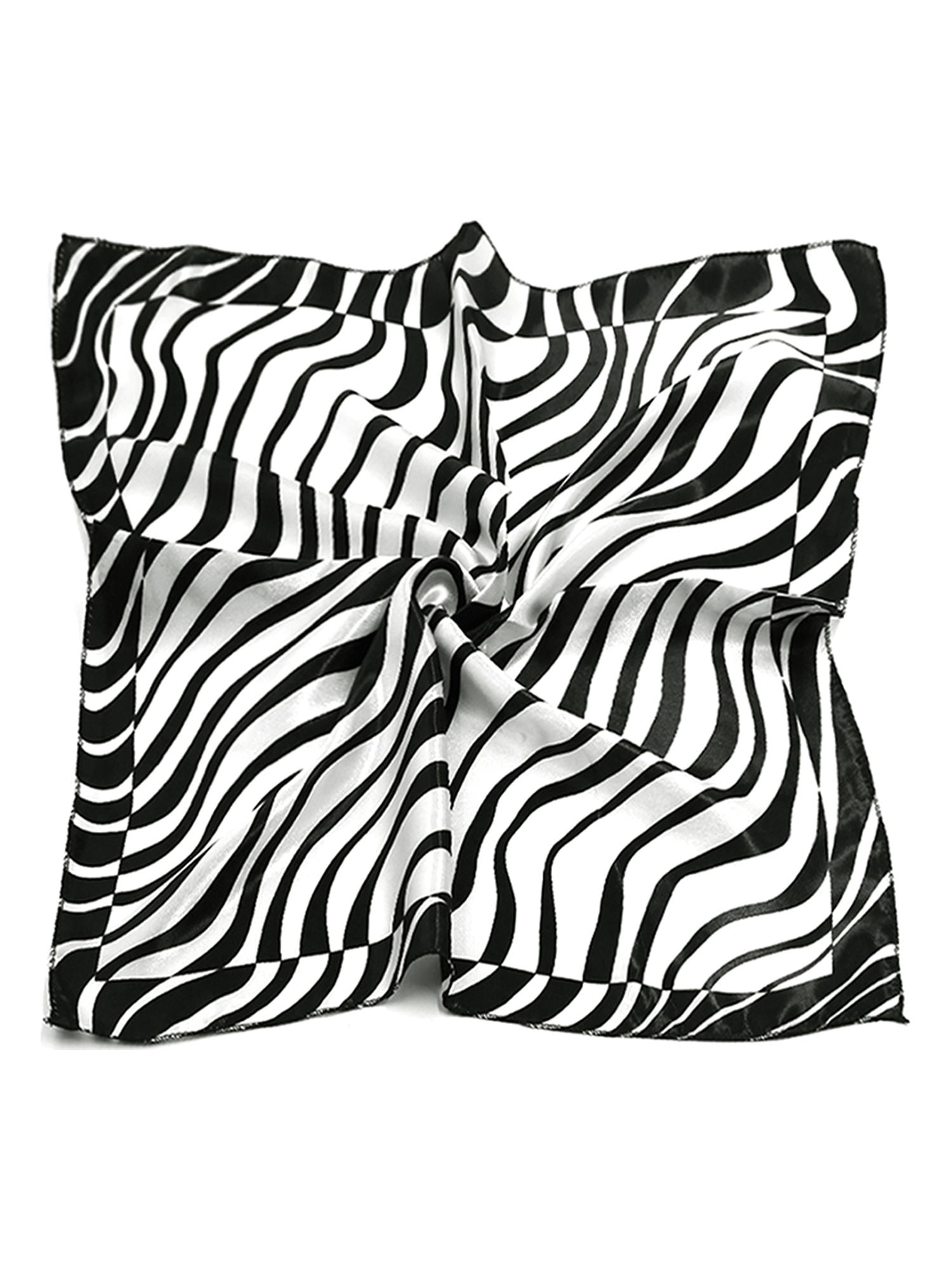 Unique Bargains Women's Square Shaped Printed Contrast Color Casual Scarves